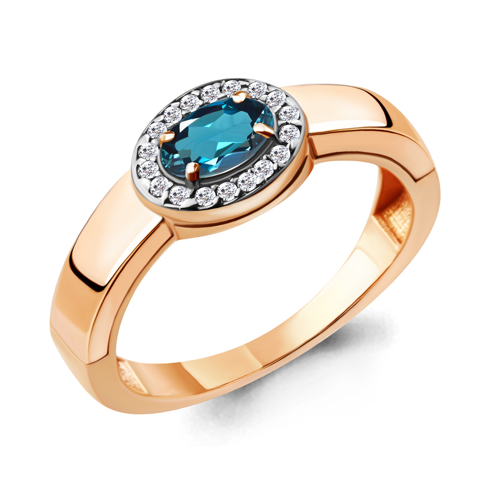 Кольцо из серебра с топазом\фианитом Aquamarine Aquamarine 6911708А_925_з р, 6911708А_925_з
Кольцо из серебра с топазом\фианитом Aquamarine Aquamarine 6911708А_925_з р, 6911708А_925_з