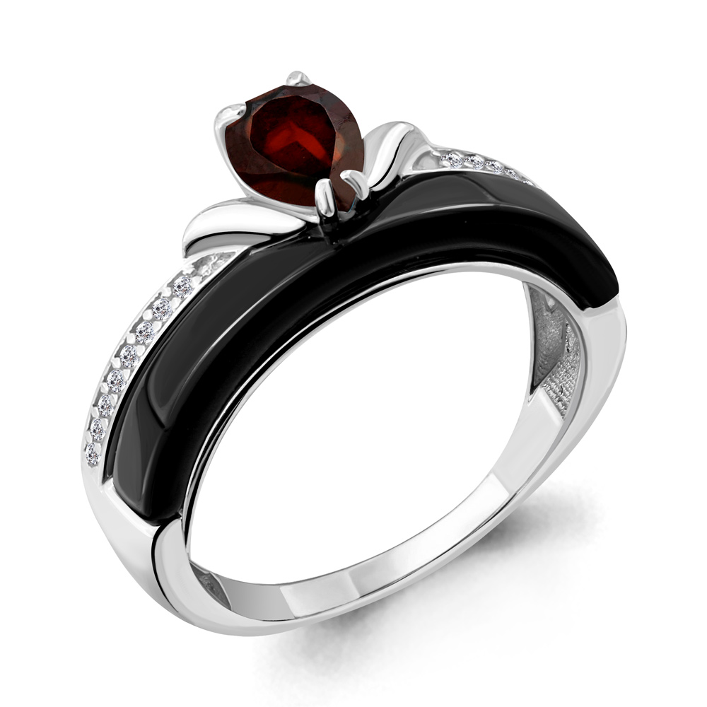 Кольцо из серебра с гранатом Aquamarine Aquamarine 6911003А_925_р р. 18, 6911003А_925_р
Кольцо из серебра с гранатом Aquamarine Aquamarine 6911003А_925_р р. 18, 6911003А_925_р