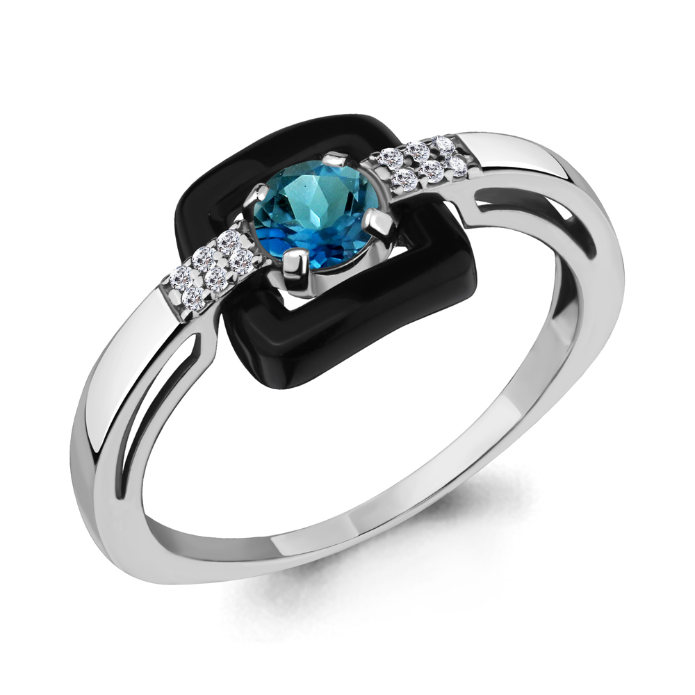 Кольцо из серебра с топазом Aquamarine Aquamarine 6910608А_925_р р. 17,5, 6910608А_925_р
Кольцо из серебра с топазом Aquamarine Aquamarine 6910608А_925_р р. 17,5, 6910608А_925_р