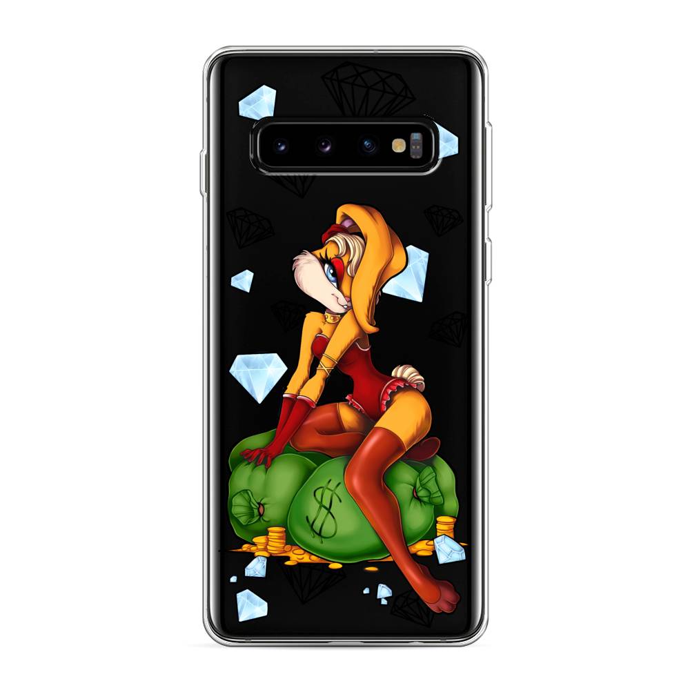 Чехол на Samsung Galaxy S10 "Лола Банни с бриллиантами", Красный;оранжевый;зеленый, 27050-6
Чехол на Samsung Galaxy S10 "Лола Банни с бриллиантами", Красный;оранжевый;зеленый, 27050-6