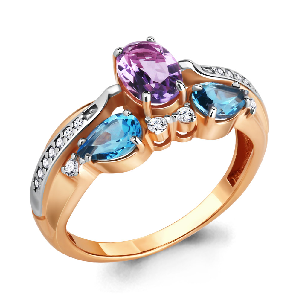 Кольцо из серебра с аметистом\топазом Aquamarine Aquamarine 6906630А_925_з р, 6906630А_925_з
Кольцо из серебра с аметистом\топазом Aquamarine Aquamarine 6906630А_925_з р, 6906630А_925_з