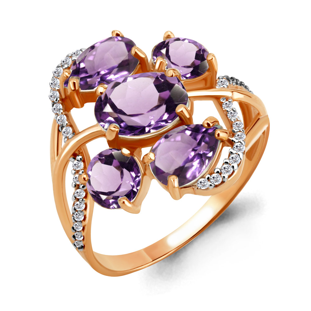 Кольцо из серебра с аметистом\фианитом Aquamarine Aquamarine 6904904А_925_з р, 6904904А_925_з
Кольцо из серебра с аметистом\фианитом Aquamarine Aquamarine 6904904А_925_з р, 6904904А_925_з