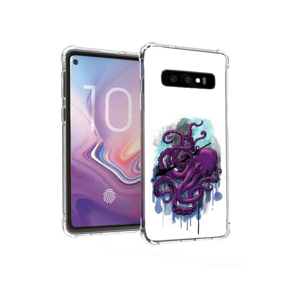 Чехол MyPads Tocco для Samsung Galaxy S10 фиолетовый осьминог (PT125897.498.658), Прозрачный, Tocco
Чехол MyPads Tocco для Samsung Galaxy S10 фиолетовый осьминог (PT125897.498.658), Прозрачный, Tocco