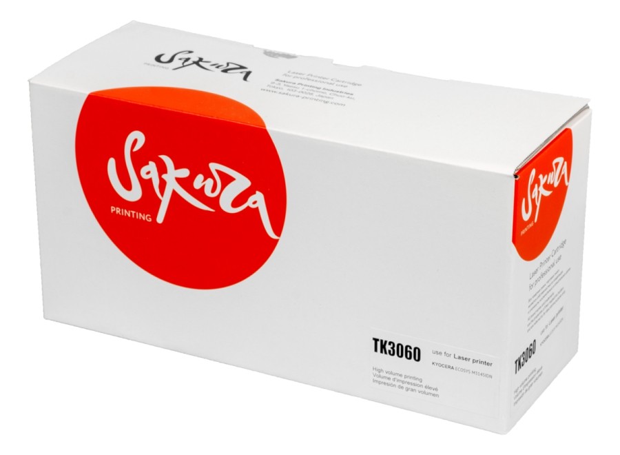 Картридж для лазерного принтера SAKURA TK3060 SATK3060 Black, совместимый, Черный, TK3060
Картридж для лазерного принтера SAKURA TK3060 SATK3060 Black, совместимый, Черный, TK3060