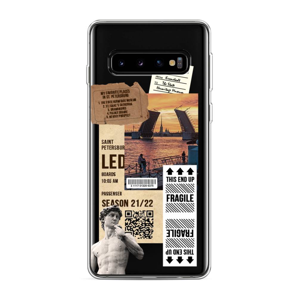 Чехол на Samsung Galaxy S10 "Санкт-Петербург коллаж", Коричневый;бежевый;белый, 27050-6
Чехол на Samsung Galaxy S10 "Санкт-Петербург коллаж", Коричневый;бежевый;белый, 27050-6