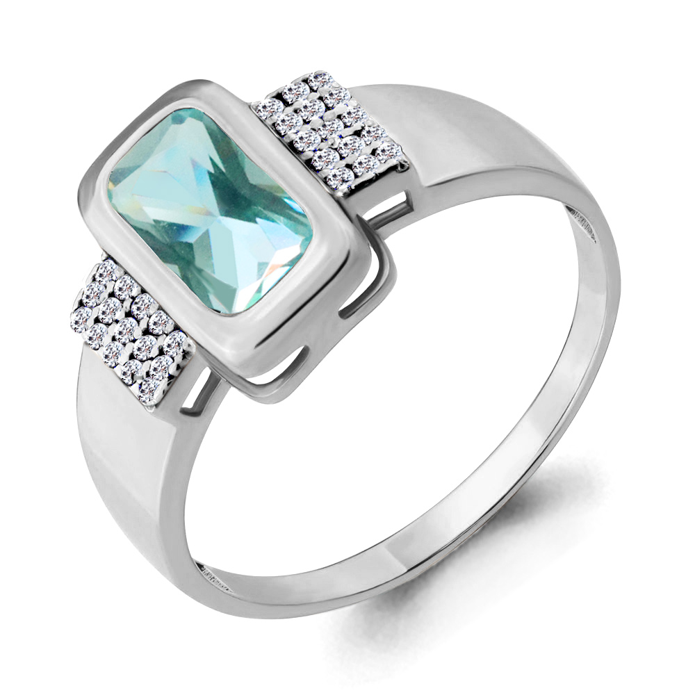Кольцо из серебра с фианитом Aquamarine Aquamarine 6903588А_925_р р, 6903588А_925_р
Кольцо из серебра с фианитом Aquamarine Aquamarine 6903588А_925_р р, 6903588А_925_р