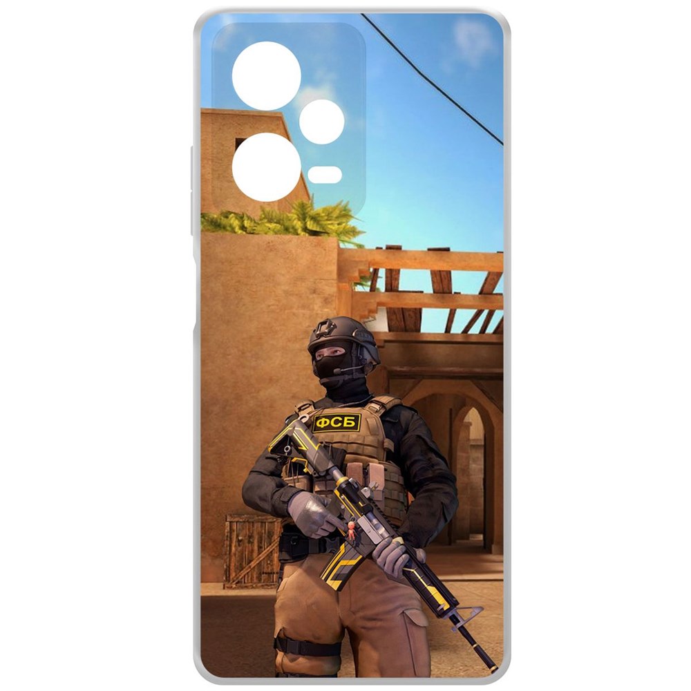Чехол-накладка Clear Case Cтандофф 2 (Standoff 2) - ФСБ для Xiaomi Redmi Note 12 Pro+ 5G, Прозрачный
Чехол-накладка Clear Case Cтандофф 2 (Standoff 2) - ФСБ для Xiaomi Redmi Note 12 Pro+ 5G, Прозрачный