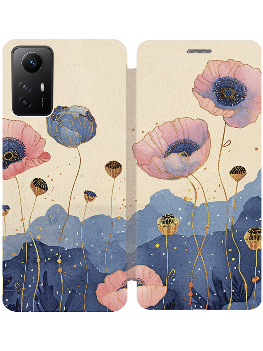 Чехол-книжка на Xiaomi Redmi Note 12s с принтом "Восхитительные цветочки" золотой, Золотистый;бежевый;розовый;синий, 778676922
Чехол-книжка на Xiaomi Redmi Note 12s с принтом "Восхитительные цветочки" золотой, Золотистый;бежевый;розовый;синий, 778676922