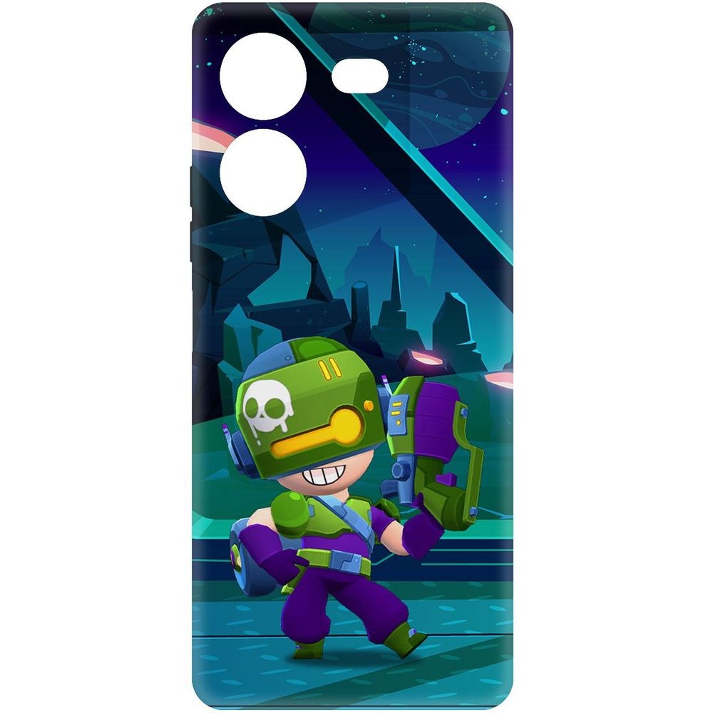 Чехол-накладка Soft Case Brawl Stars - Контрабандистка Пенни для Tecno Pova 5 Pro черный
Чехол-накладка Soft Case Brawl Stars - Контрабандистка Пенни для Tecno Pova 5 Pro черный