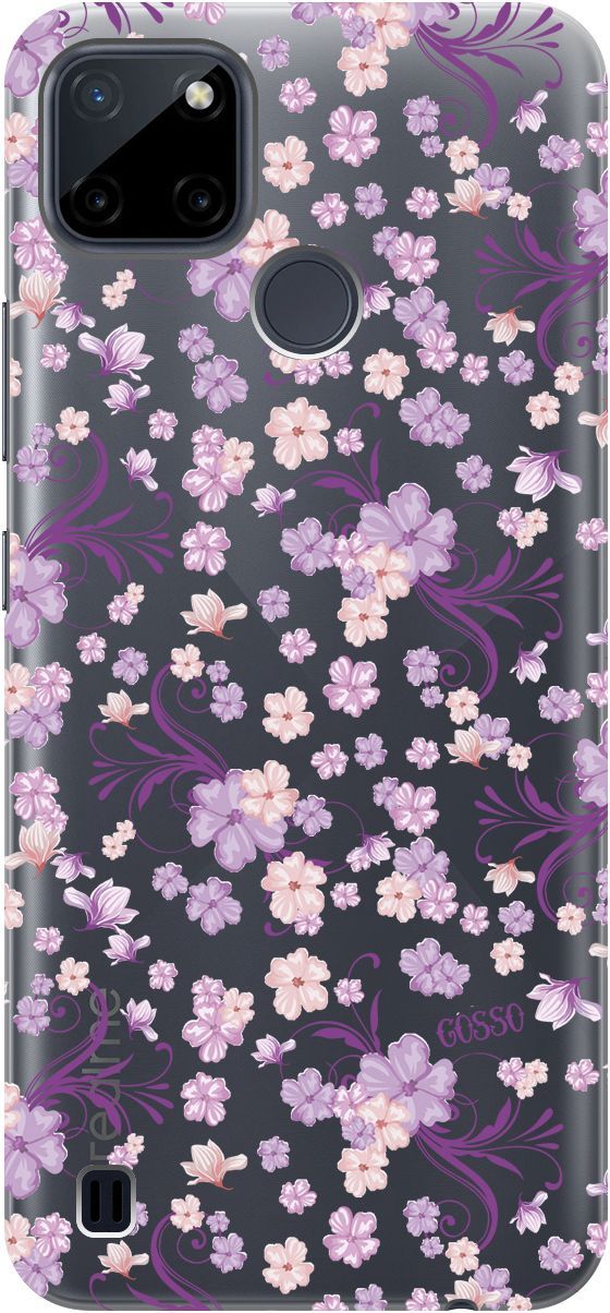 Силиконовый чехол на Realme C21Y "Lilac Flowers" прозрачный, Прозрачный;фиолетовый, 4887
Силиконовый чехол на Realme C21Y "Lilac Flowers" прозрачный, Прозрачный;фиолетовый, 4887