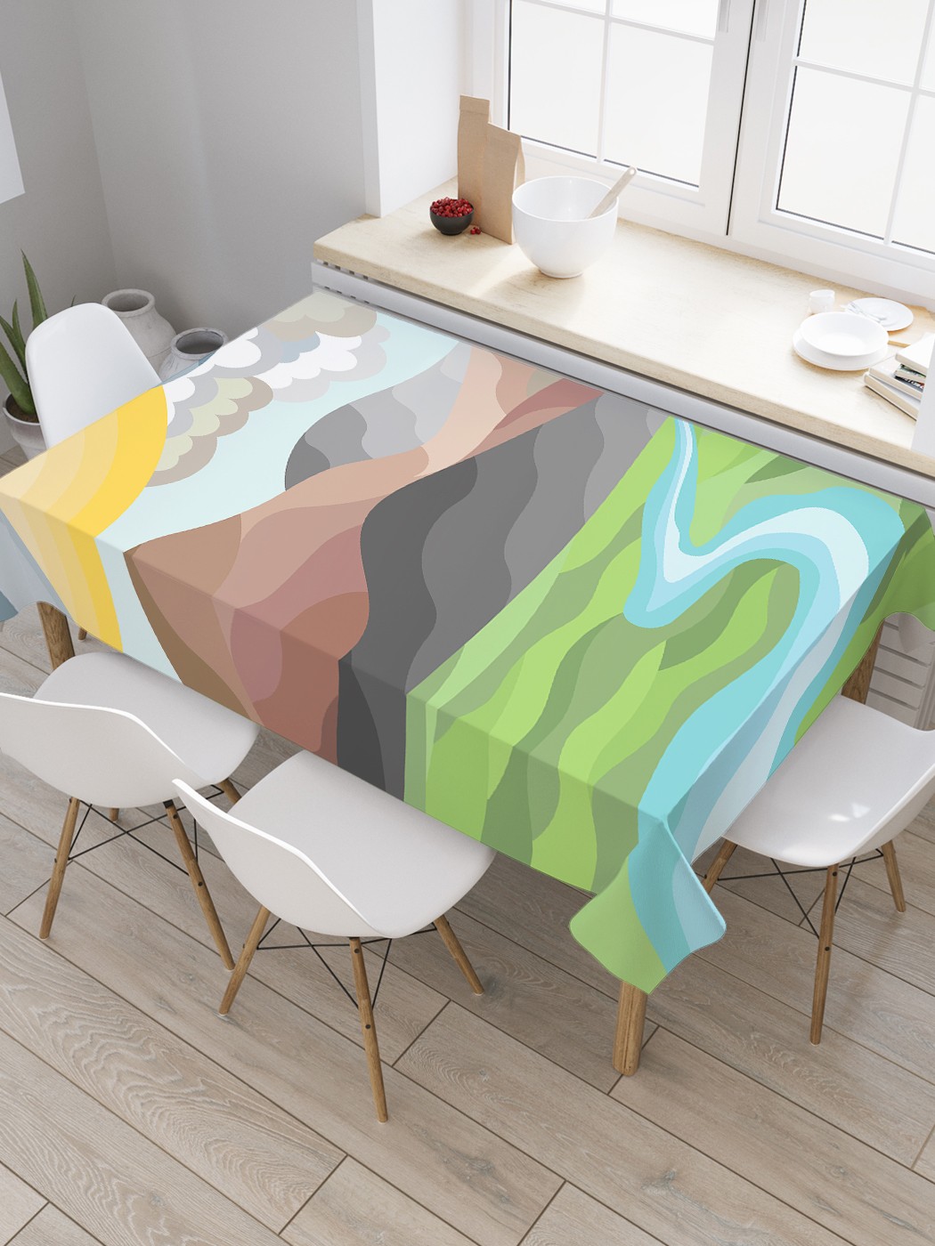 Скатерть прямоугольная JoyArty "Ручеек из гор" из сатена, 120x145 см, Зеленый, Ручеек из гор
Скатерть прямоугольная JoyArty "Ручеек из гор" из сатена, 120x145 см, Зеленый, Ручеек из гор