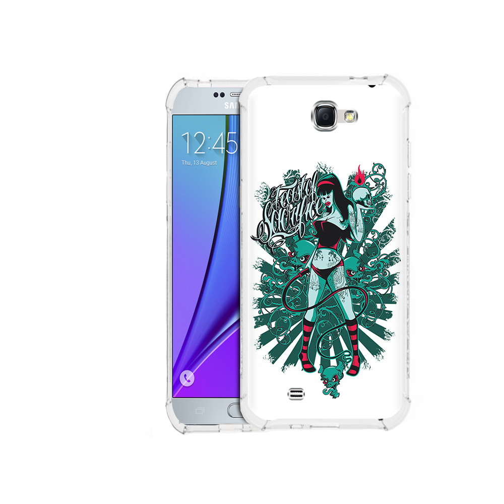 Чехол MyPads Tocco для Samsung Galaxy Note 2 нарисованная девушка в татуировках, Прозрачный, Tocco 
Чехол MyPads Tocco для Samsung Galaxy Note 2 нарисованная девушка в татуировках, Прозрачный, Tocco