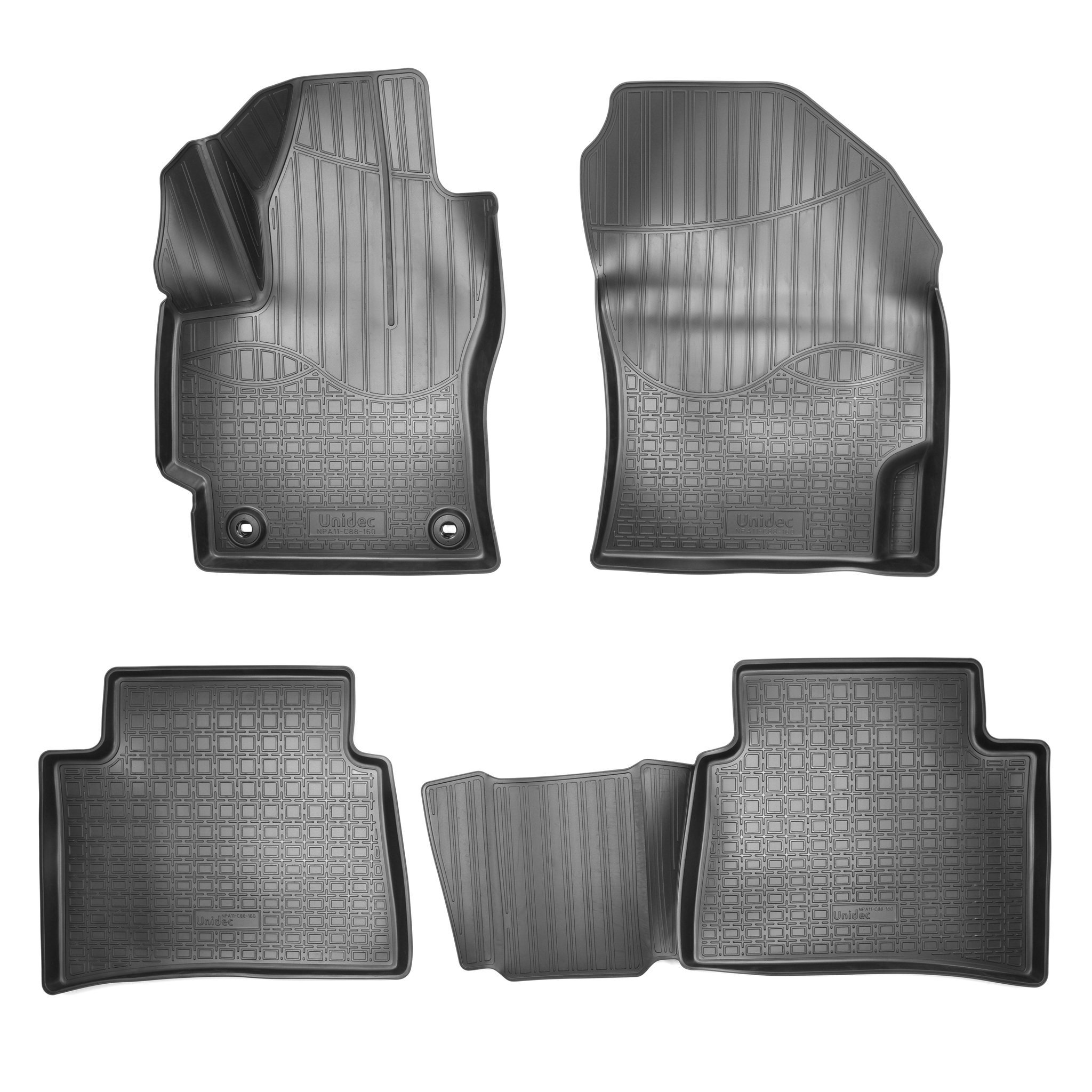 Ковры в салон Norplast/Unidec для Toyota Corolla XII в кузове Е210 (2019-)Полиуретан,Черны
Ковры в салон Norplast/Unidec для Toyota Corolla XII в кузове Е210 (2019-)Полиуретан,Черны