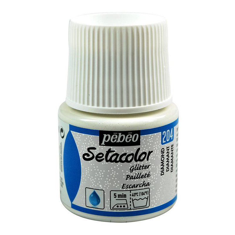 Краска для светлых тканей Pebeo с микро-глиттером Setacolor, цвет бриллиант, 45 мл, Pebeo, Белый
Краска для светлых тканей Pebeo с микро-глиттером Setacolor, цвет бриллиант, 45 мл, Pebeo, Белый