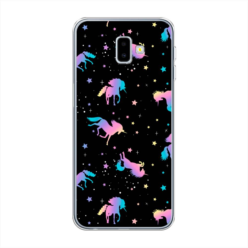 Чехол на Samsung Galaxy J6 Plus 2018 "Единороги градиент", Черный;розовый;голубой, 26950-1
Чехол на Samsung Galaxy J6 Plus 2018 "Единороги градиент", Черный;розовый;голубой, 26950-1