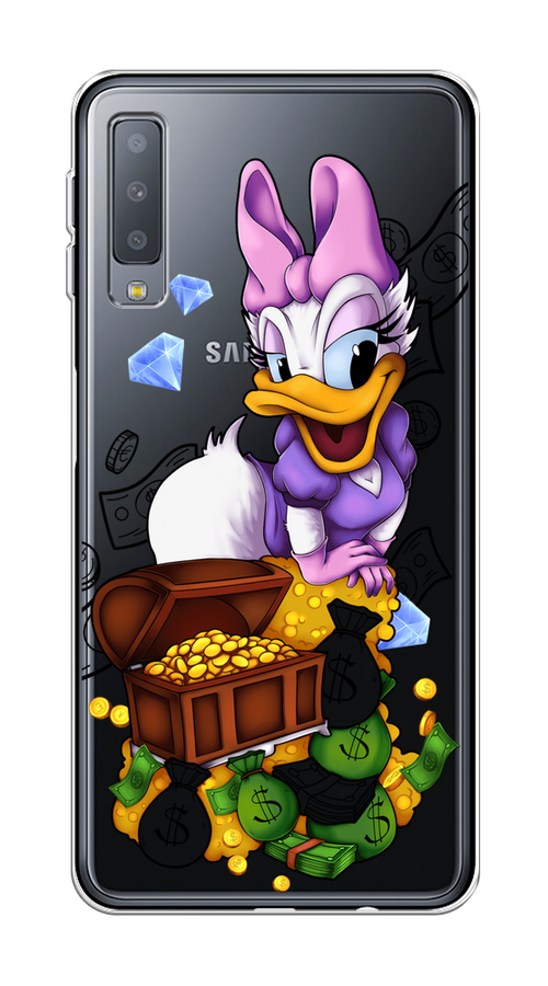 Чехол на Samsung Galaxy A7 2018 "Rich Daisy Duck", Коричневый;белый;фиолетовый, 26750-6
Чехол на Samsung Galaxy A7 2018 "Rich Daisy Duck", Коричневый;белый;фиолетовый, 26750-6
