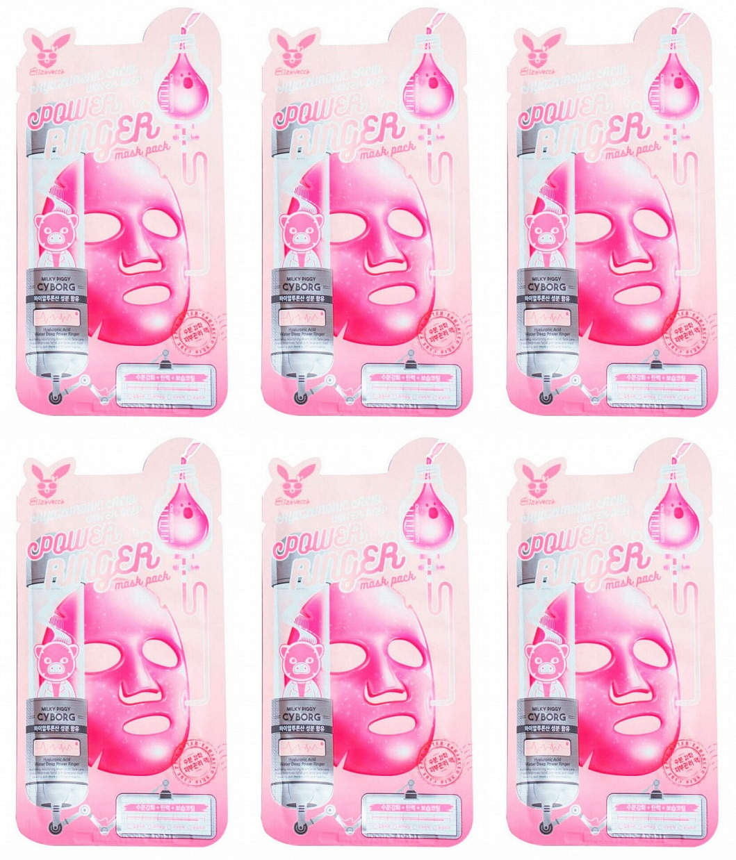 Тканевая маска Elizavecca для лица Hyaluronic Acid Water Deep Power Ringer Mask Pack 6шт
Тканевая маска Elizavecca для лица Hyaluronic Acid Water Deep Power Ringer Mask Pack 6шт