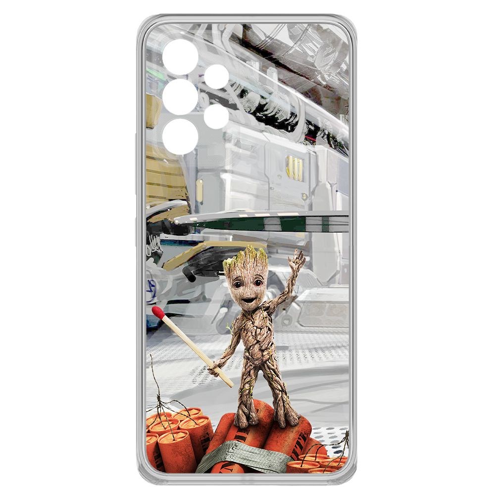 Чехол-накладка Clear Case Стражи Галактики. Малыш Грут для Samsung Galaxy A33 5G (A336), Прозрачный
Чехол-накладка Clear Case Стражи Галактики. Малыш Грут для Samsung Galaxy A33 5G (A336), Прозрачный