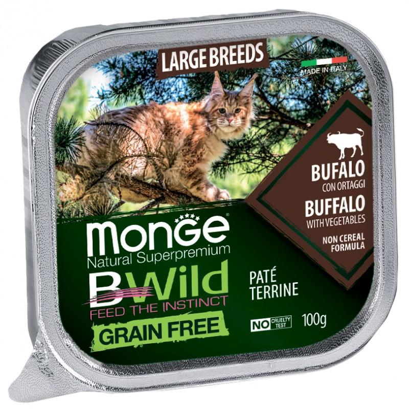 Влажный корм для кошек Monge Bwild Grain free, Буйвол с овощами, 12шт по 100г, Bwild Grain free
Влажный корм для кошек Monge Bwild Grain free, Буйвол с овощами, 12шт по 100г, Bwild Grain free