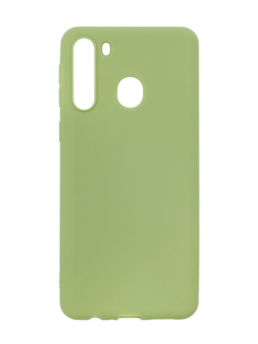 фото Чехол zibelino soft matte для samsung galaxy a21 (a215) olive
