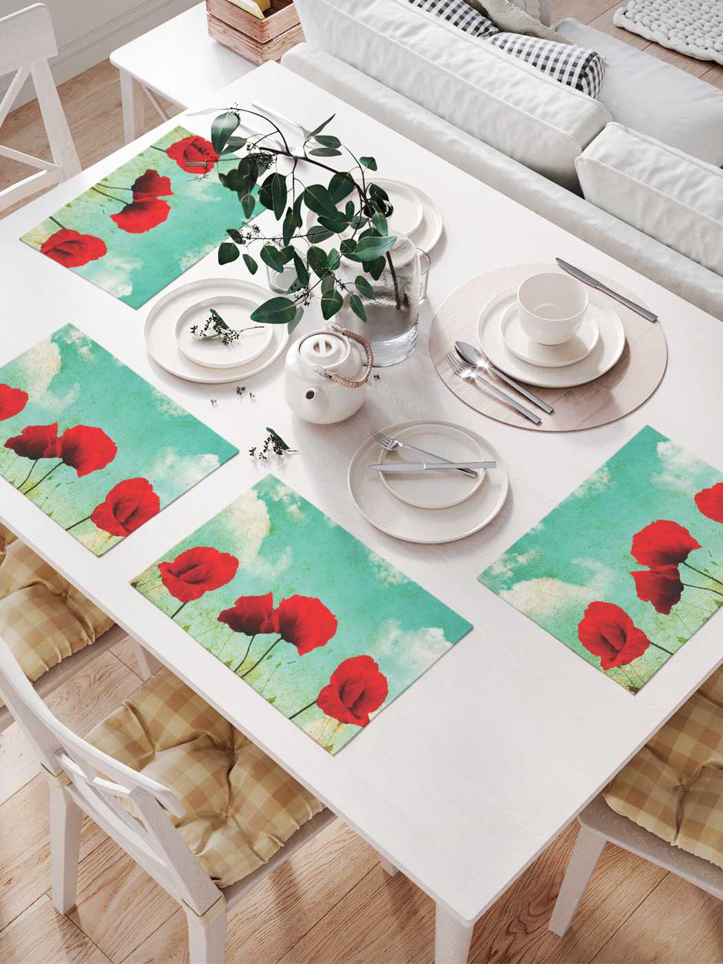 Комплект салфеток JoyArty "Цветы победы" для сервировки стола (32х46 см, 4 шт.), Красный, Цветы победы
Комплект салфеток JoyArty "Цветы победы" для сервировки стола (32х46 см, 4 шт.), Красный, Цветы победы