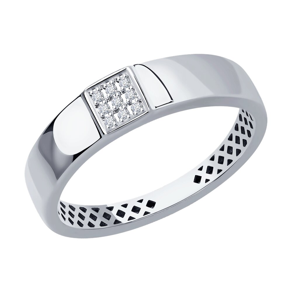 Кольцо обручальное из белого золота с бриллиантом р. Diamant 52-210-01461-1, 52-210-01461-1
Кольцо обручальное из белого золота с бриллиантом р. Diamant 52-210-01461-1, 52-210-01461-1