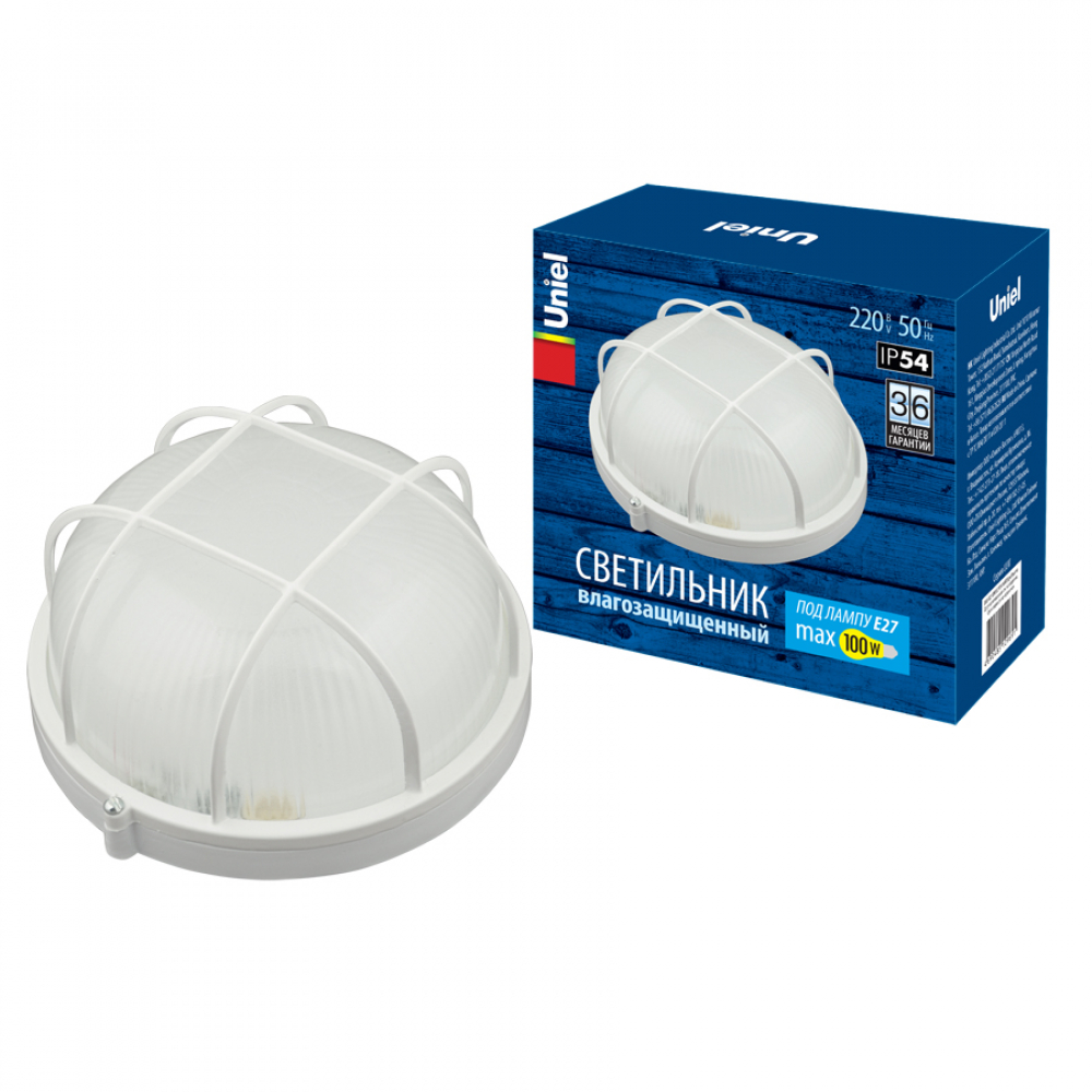 Светильник влагозащищенный Банник IP54 100W E27 UWL-R02 100W/E27 IP54 Uniel UL-00006772
Светильник влагозащищенный Банник IP54 100W E27 UWL-R02 100W/E27 IP54 Uniel UL-00006772