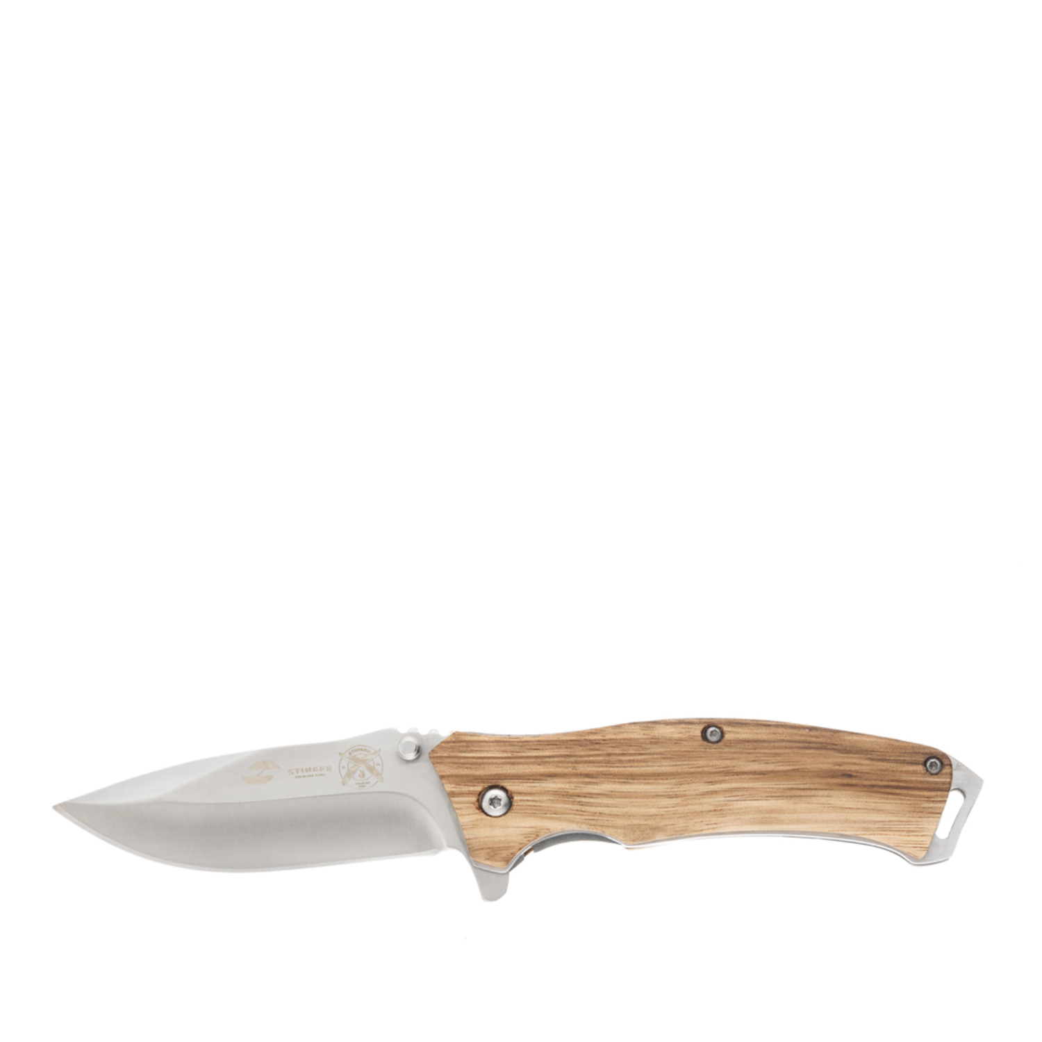 Нож Stinger Knives 110 Мм Рукоять Дерево/Сталь Серебристый/Светло-Коричневый, Серебристый;коричневый, Fk-1117Zb
Нож Stinger Knives 110 Мм Рукоять Дерево/Сталь Серебристый/Светло-Коричневый, Серебристый;коричневый, Fk-1117Zb