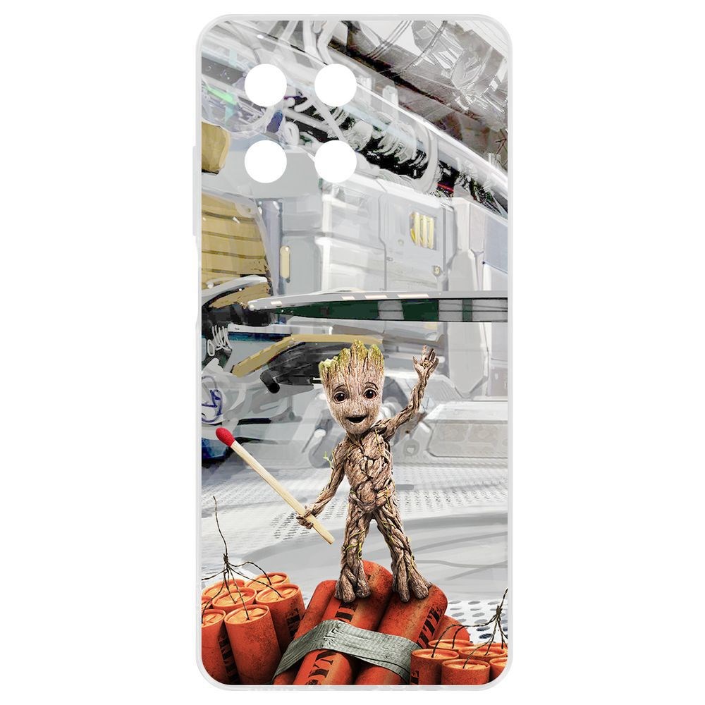 Чехол-накладка Krutoff Clear Case Стражи Галактики. Малыш Грут для Realme 11 4G, Прозрачный
Чехол-накладка Krutoff Clear Case Стражи Галактики. Малыш Грут для Realme 11 4G, Прозрачный