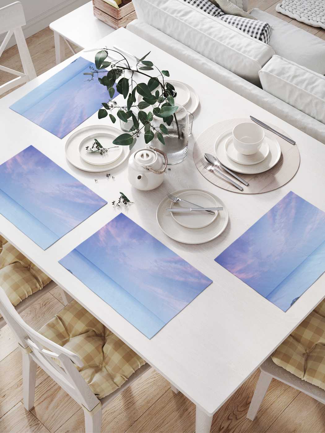 Комплект салфеток JoyArty "Успокаивающий пейзаж" для сервировки стола (32х46 см, 4 шт.), Синий, Успокаивающий пейзаж
Комплект салфеток JoyArty "Успокаивающий пейзаж" для сервировки стола (32х46 см, 4 шт.), Синий, Успокаивающий пейзаж