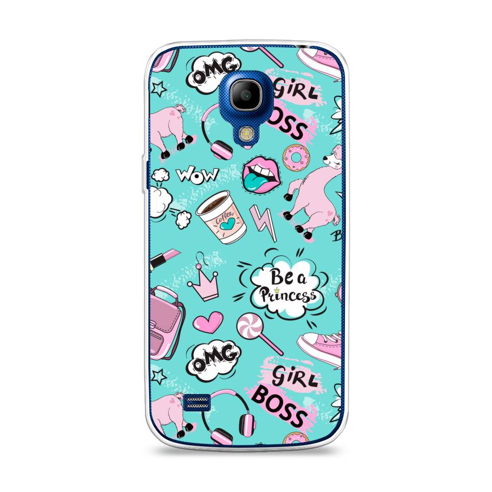 Чехол Awog на Samsung Galaxy S4 mini / Самсунг S4 mini "Стильная лама", Голубой;белый;розовый, 24050-1
Чехол Awog на Samsung Galaxy S4 mini / Самсунг S4 mini "Стильная лама", Голубой;белый;розовый, 24050-1