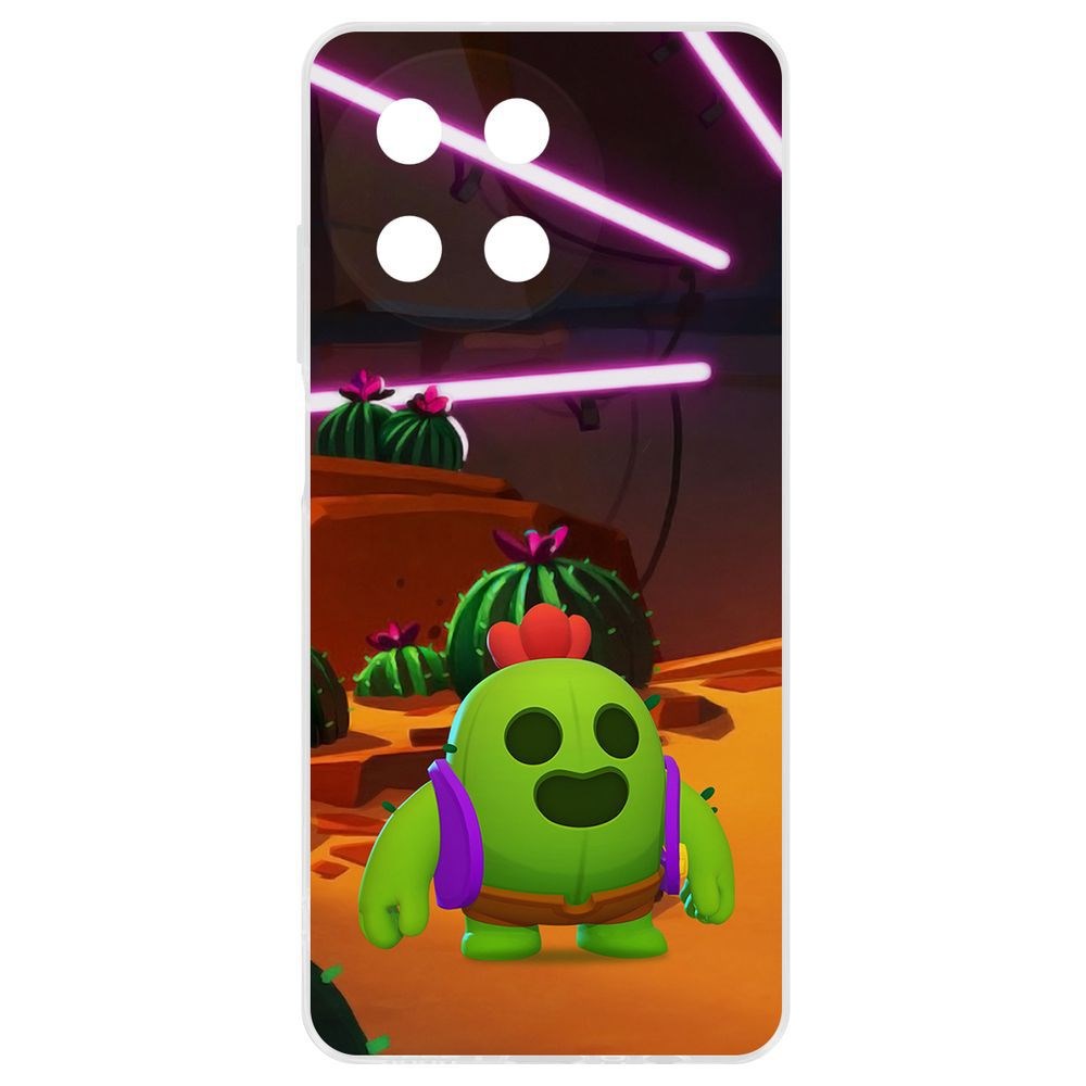 Чехол-накладка Krutoff Clear Case Brawl Stars-Спайк для Realme 11 4G, Прозрачный
Чехол-накладка Krutoff Clear Case Brawl Stars-Спайк для Realme 11 4G, Прозрачный