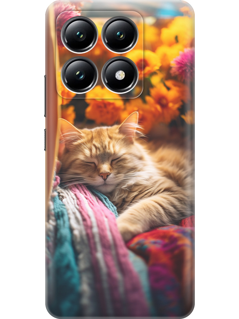 Силиконовый чехол на Xiaomi 14T с принтом "Спящий на пледе котик", Прозрачный;белый;желтый, 785978411
Силиконовый чехол на Xiaomi 14T с принтом "Спящий на пледе котик", Прозрачный;белый;желтый, 785978411
