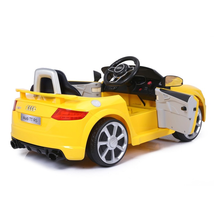 Электромобиль Audi TT RS, окраска желтый, EVA колеса, кожаное сидение, Audi TT RS, окраска желтый, EVA колеса, кожаное сидение
Электромобиль Audi TT RS, окраска желтый, EVA колеса, кожаное сидение, Audi TT RS, окраска желтый, EVA колеса, кожаное сидение