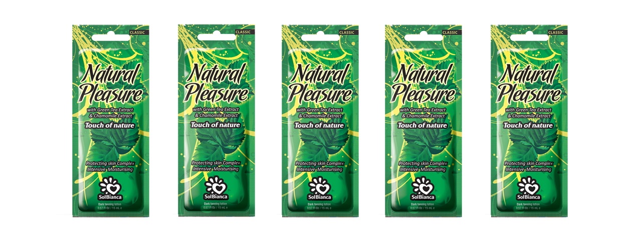 Крем для солярия Natural Pleasure с экстрактом зеленого чая и ромашки 15 мл х 5 шт., Комплект Крем для солярия Natural Pleasure с экстрактом зеленого чая и ромашки 15 мл. х 5 шт.
Крем для солярия Natural Pleasure с экстрактом зеленого чая и ромашки 15 мл х 5 шт., Комплект Крем для солярия Natural Pleasure с экстрактом зеленого чая и ромашки 15 мл. х 5 шт.