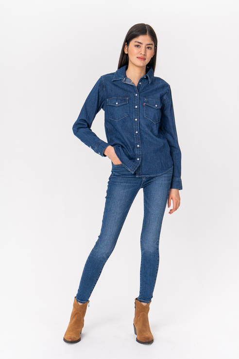 фото Джинсы женские levi's 52797-0206 синие 26/28