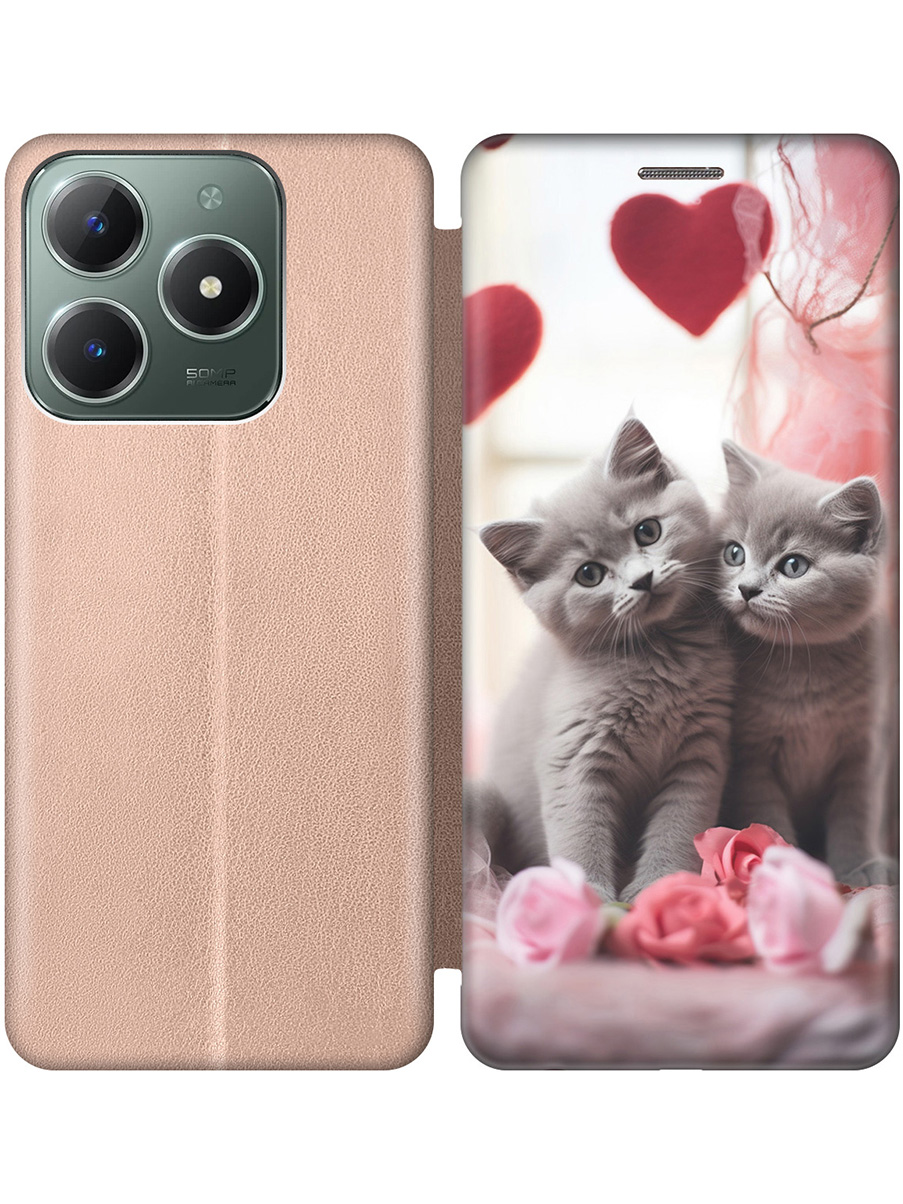 Чехол-книжка на Realme C61 / C63 с принтом "Котики и сердечки" золотой, Золотистый;красный;серый, 785979691
Чехол-книжка на Realme C61 / C63 с принтом "Котики и сердечки" золотой, Золотистый;красный;серый, 785979691