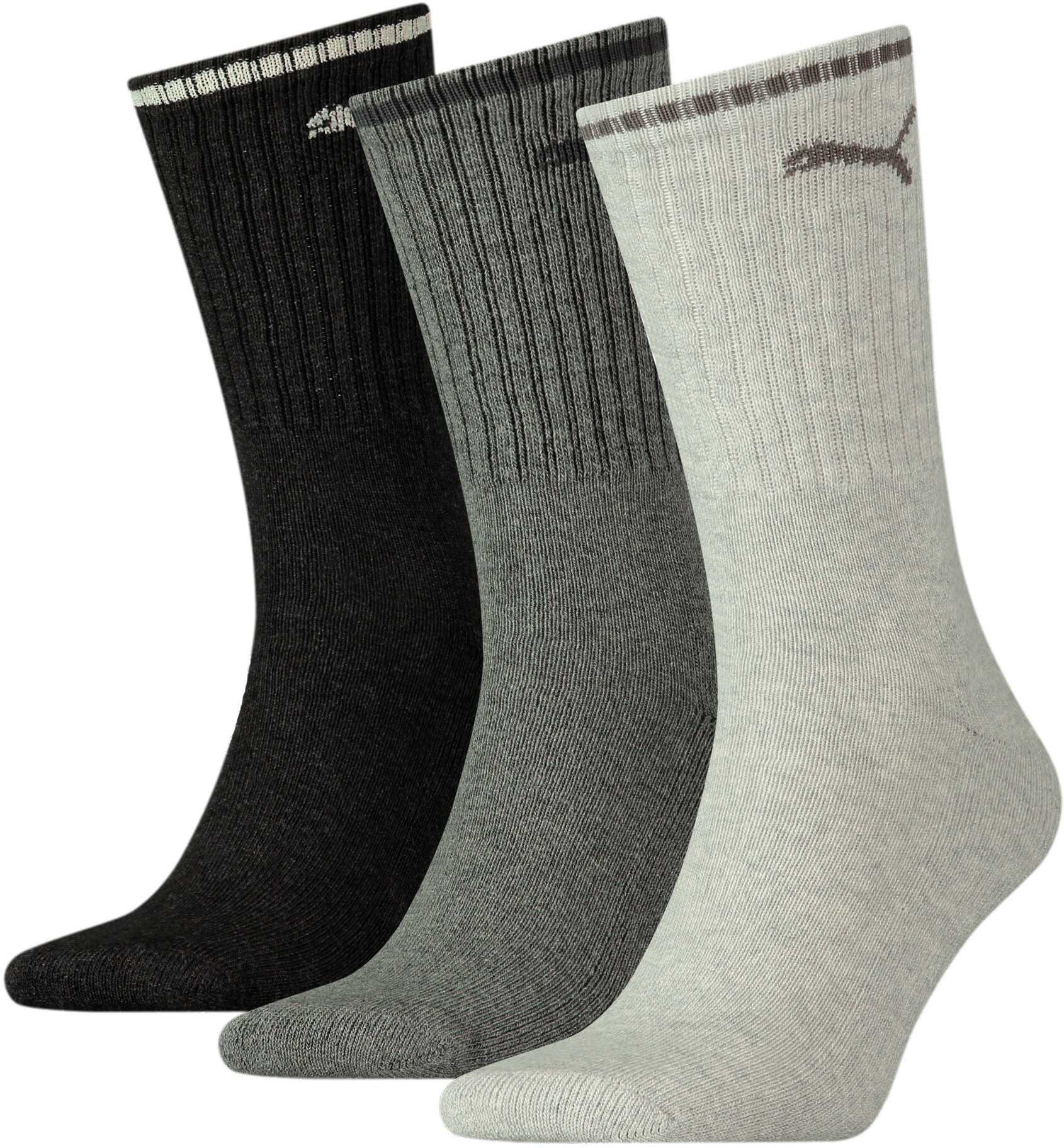 Комплект носков унисекс PUMA Sport Crew Stripe 3P серых 43-46 3 пары, Серый, Sport Crew Stripe 3P
Комплект носков унисекс PUMA Sport Crew Stripe 3P серых 43-46 3 пары, Серый, Sport Crew Stripe 3P