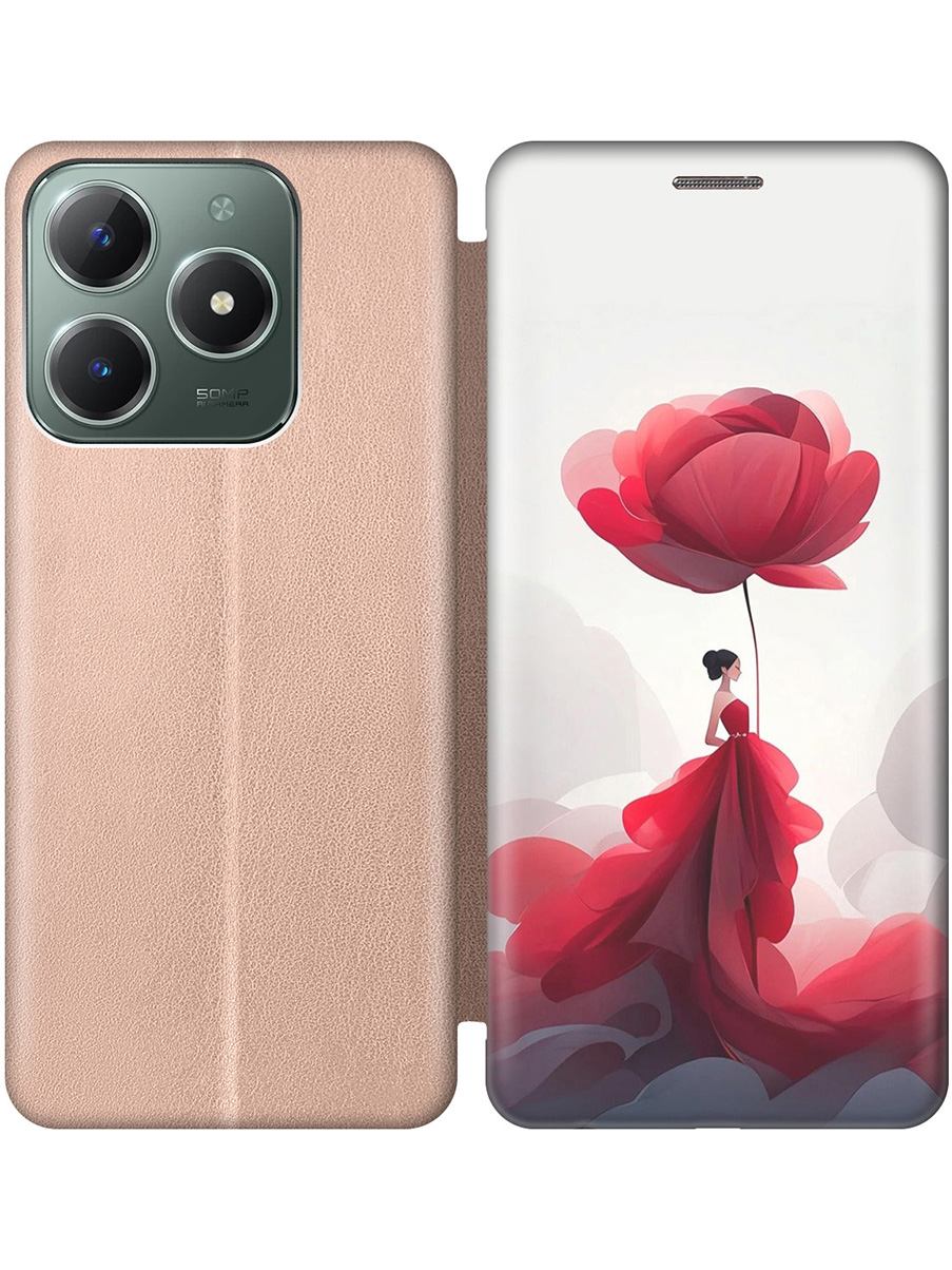 Чехол-книжка на Realme C61 / C63 с принтом "Цветочная девушка в красном" золотой, Золотистый;белый;красный, 785979621
Чехол-книжка на Realme C61 / C63 с принтом "Цветочная девушка в красном" золотой, Золотистый;белый;красный, 785979621