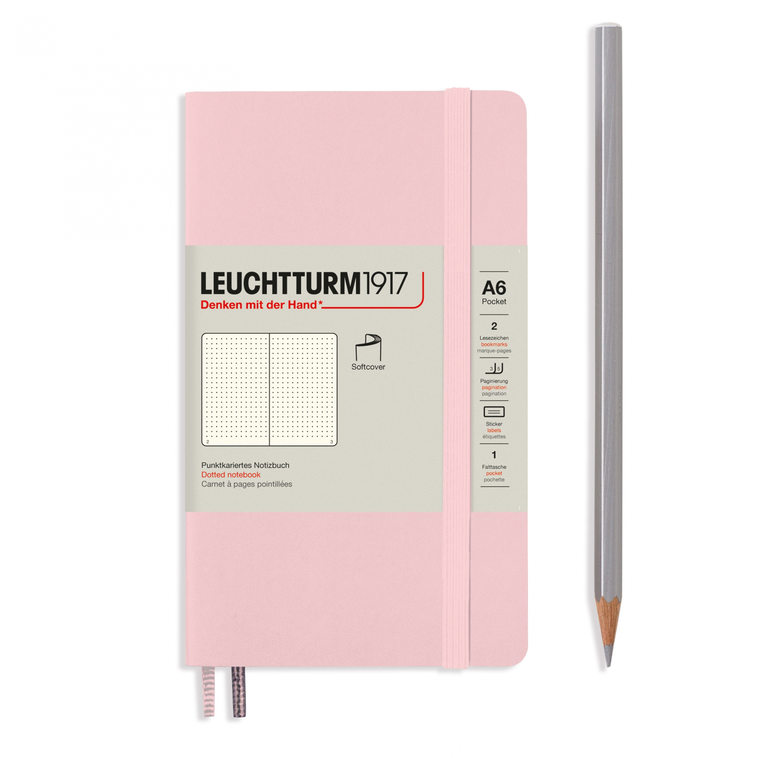 Блокнот Leuchtturm Pocket A6 (в точку) 61 лист розовый мягкая обложка, Softcover Pocket
Блокнот Leuchtturm Pocket A6 (в точку) 61 лист розовый мягкая обложка, Softcover Pocket