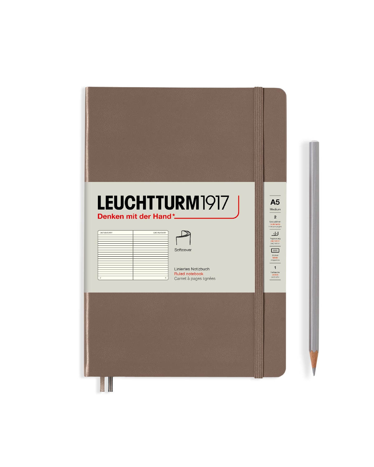 Блокнот Leuchtturm Rising Colours А5 (в линейку) 125 листов теплая земля твердая обложка, Rising Colours
Блокнот Leuchtturm Rising Colours А5 (в линейку) 125 листов теплая земля твердая обложка, Rising Colours