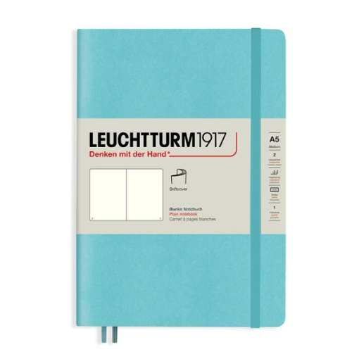 Блокнот Leuchtturm Rising Colours А5 (нелинованный) 61 лист бирюзовый мягкая обложка, Rising Colours
Блокнот Leuchtturm Rising Colours А5 (нелинованный) 61 лист бирюзовый мягкая обложка, Rising Colours