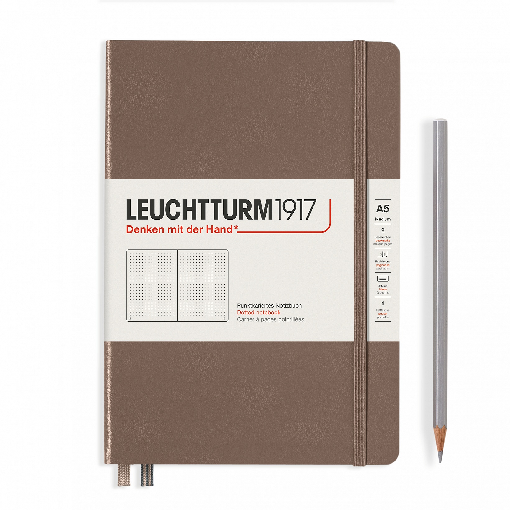 Блокнот Leuchtturm Rising Colours А5 (в точку) 125 листов теплая земля твердая обложка, Rising Colours
Блокнот Leuchtturm Rising Colours А5 (в точку) 125 листов теплая земля твердая обложка, Rising Colours