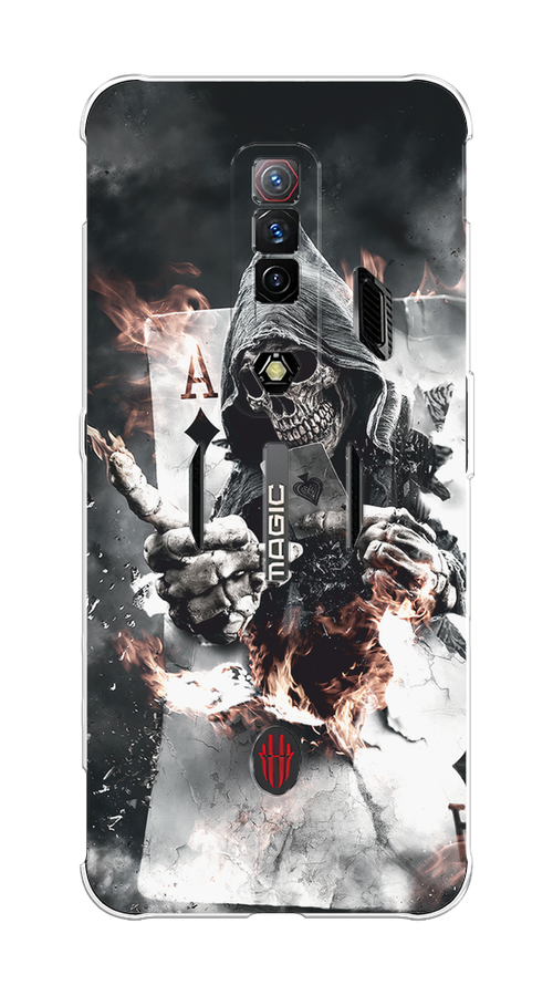 Чехол на ZTE Nubia Red Magic 7S "Карты черепа в капюшоне", Белый;серый, 136350-1
Чехол на ZTE Nubia Red Magic 7S "Карты черепа в капюшоне", Белый;серый, 136350-1