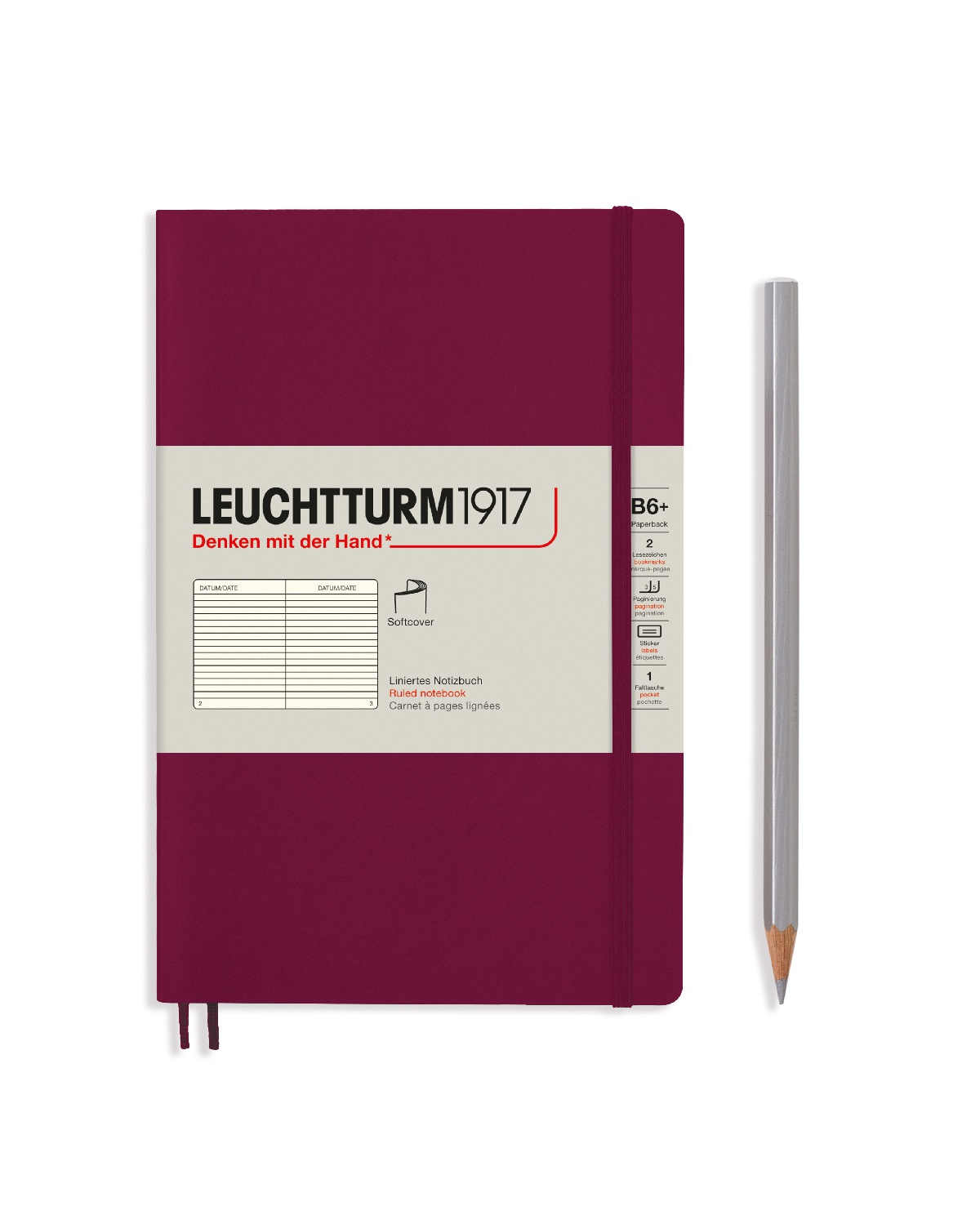 Блокнот Leuchtturm Paperback В6+ (в линейку) 61 лист винный мягкая обложка, Softcover Paperback
Блокнот Leuchtturm Paperback В6+ (в линейку) 61 лист винный мягкая обложка, Softcover Paperback