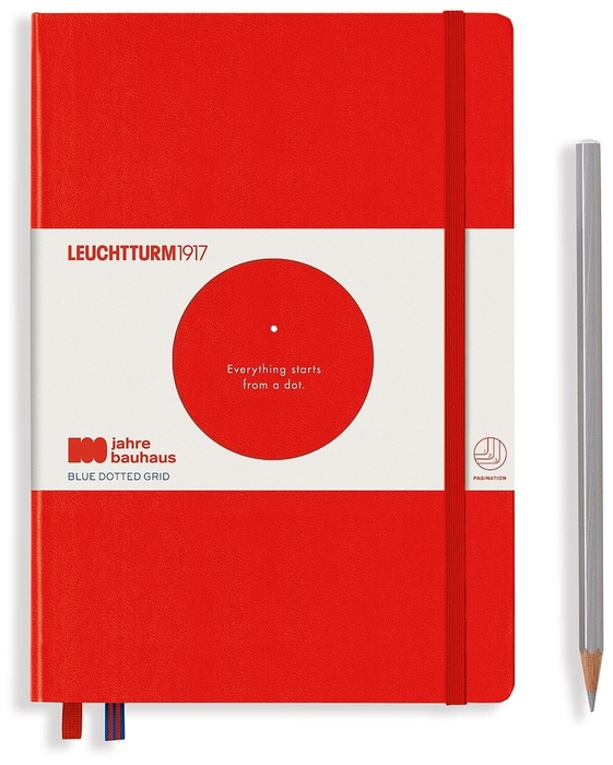 Блокнот Leuchtturm Bauhaus Edition А5 в точку 125 листов красный твердая обложка, Bauhaus Edition
Блокнот Leuchtturm Bauhaus Edition А5 в точку 125 листов красный твердая обложка, Bauhaus Edition