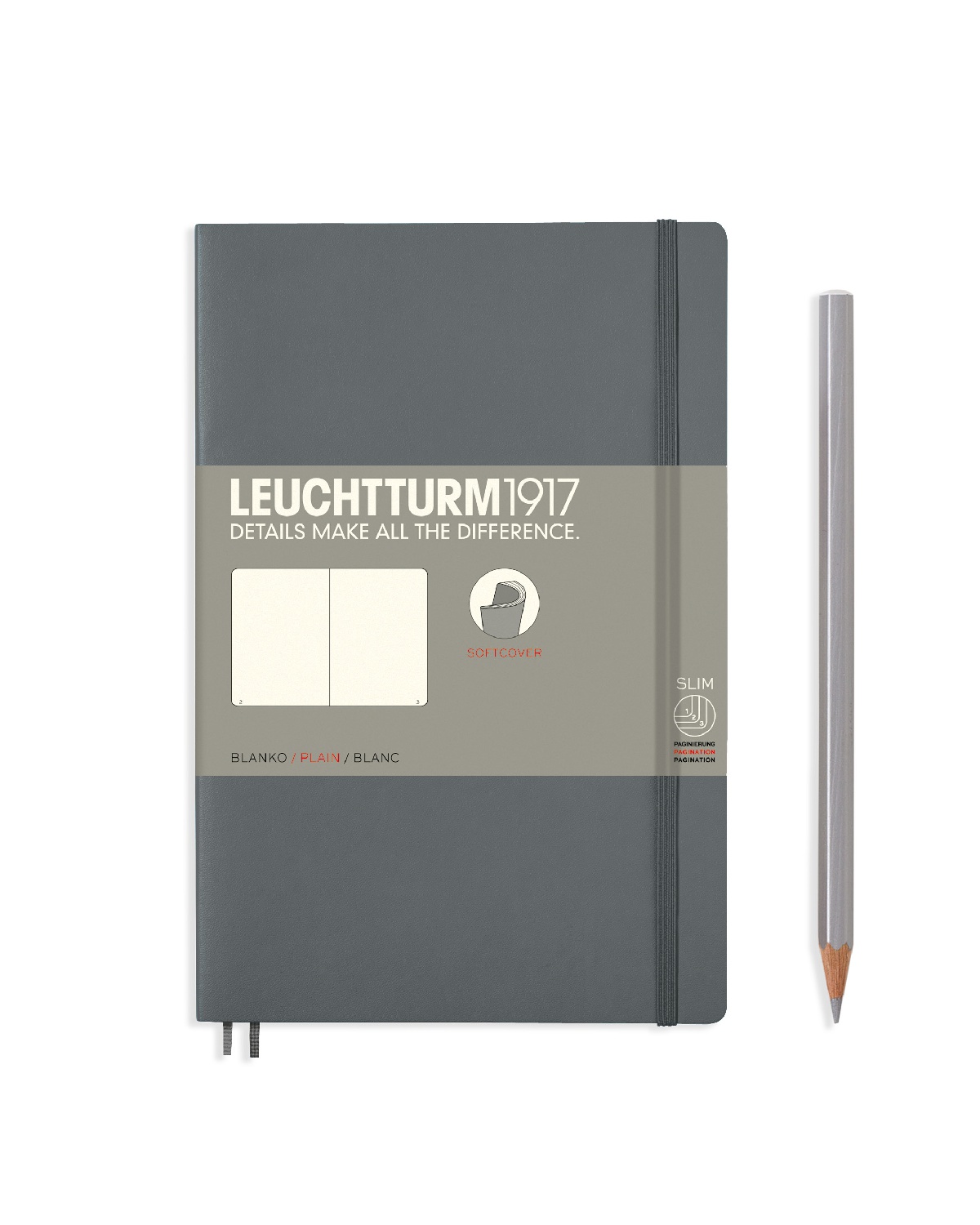 Блокнот Leuchtturm Paperback В6+ (нелинованный) 61 лист антрацитовый мягкая обложка, Softcover Paperback
Блокнот Leuchtturm Paperback В6+ (нелинованный) 61 лист антрацитовый мягкая обложка, Softcover Paperback