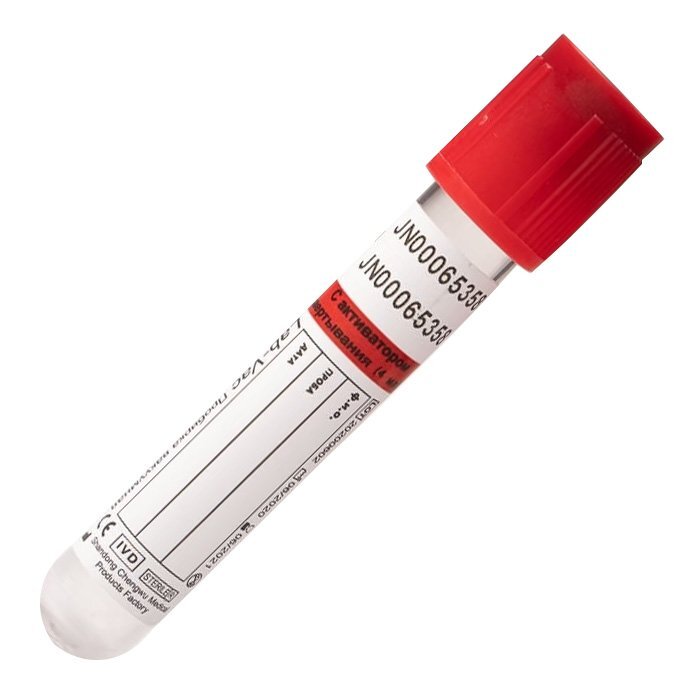 Вакуумные пробирки Lab-Vac с активатором свертывания, красные, 9 мл, 16х100 мм, 100 шт, Красный;прозрачный, красные
Вакуумные пробирки Lab-Vac с активатором свертывания, красные, 9 мл, 16х100 мм, 100 шт, Красный;прозрачный, красные