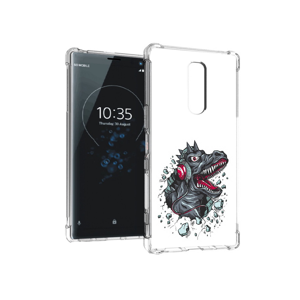 Чехол MyPads Tocco для Sony Xperia 1 Нарисованный динозавр в наушниках (PT141276.244.124), Прозрачный, Tocco
Чехол MyPads Tocco для Sony Xperia 1 Нарисованный динозавр в наушниках (PT141276.244.124), Прозрачный, Tocco