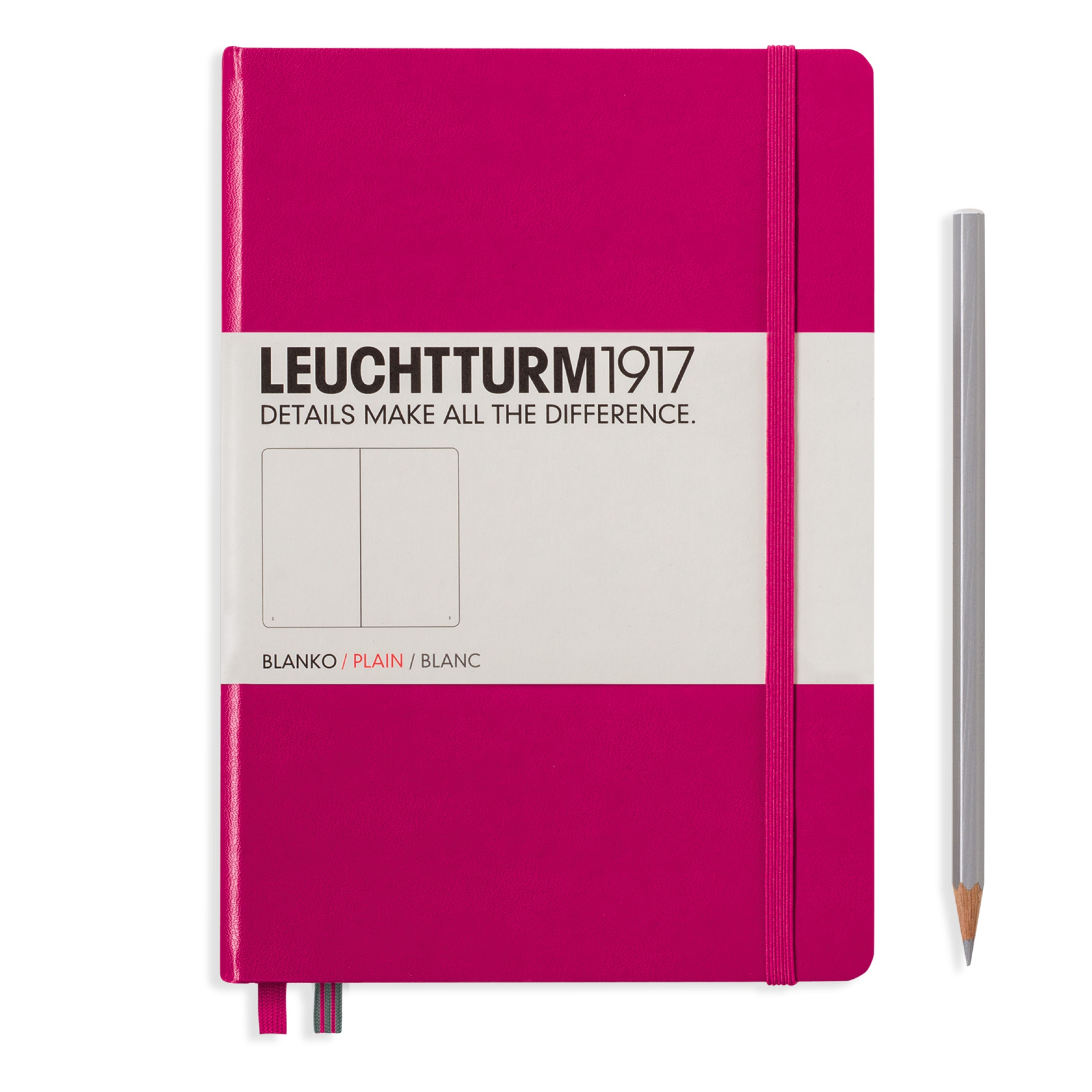 Блокнот Leuchtturm A5 (нелинованный) 125 листов фуксия твердая обложка, Hardcover Medium
Блокнот Leuchtturm A5 (нелинованный) 125 листов фуксия твердая обложка, Hardcover Medium